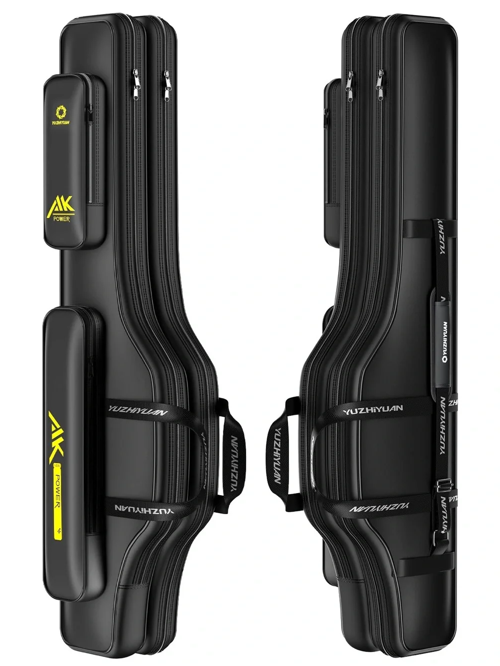 Black AK Power Double-Zip Men’s Fishing Rod Bag